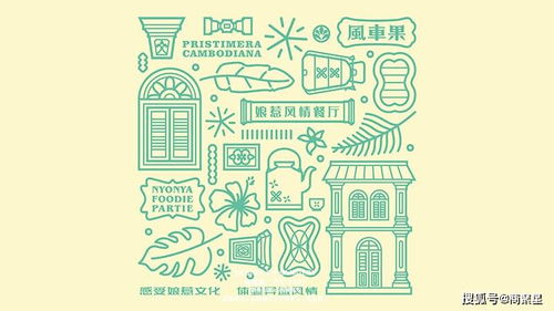 商聚星平面設計 娘惹風情，絢麗綻放——融合傳統與現代的廣告設計美學